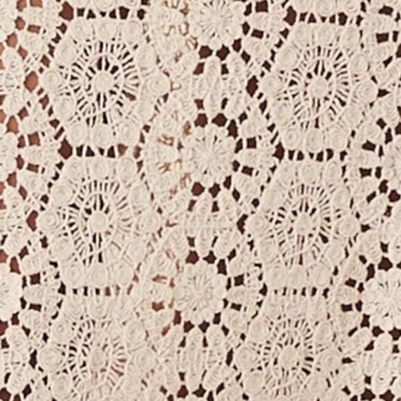 BNWT Spell Helena Crochet Lace Flare Bell Bottom Pants Boho Organic Cotton S - Picture 8 of 11